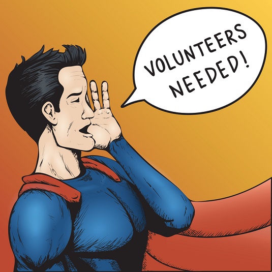 funny cartoons about volunteers