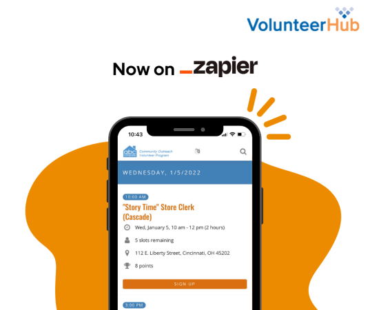 VolunteerHub Zapier Integration